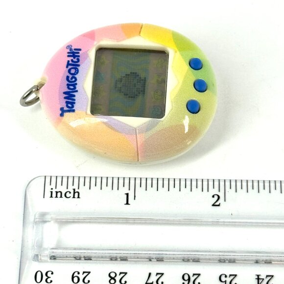 Tamagotchi 2018 Rainbow Pastel Virtual Pet Bandai Handheld Toy Tested Works - Picture 3 of 5